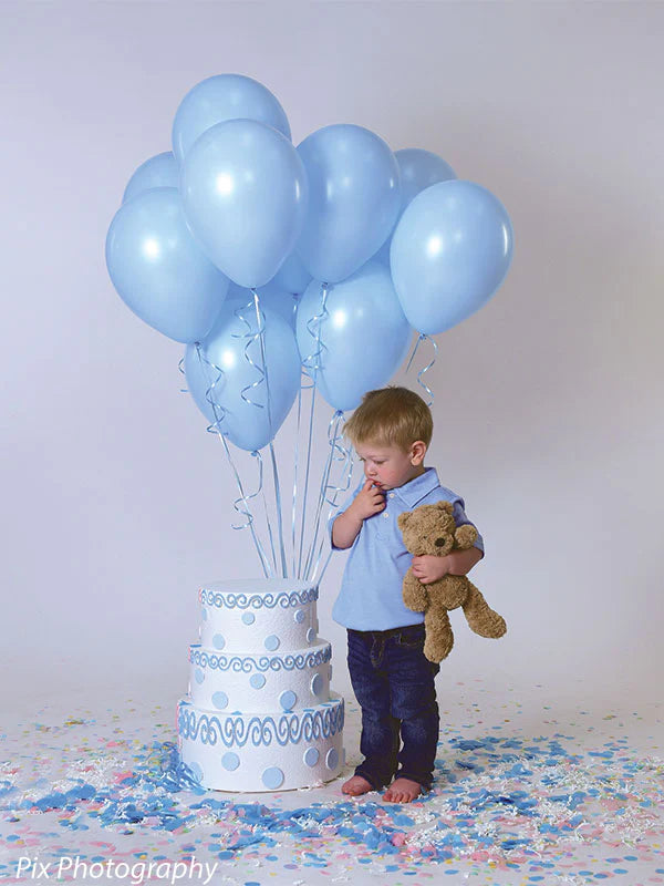 Double-Sided Birthday Cake Prop – Pink & Blue