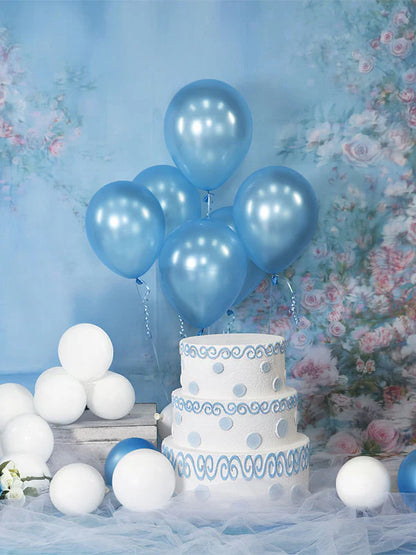 Double-Sided Birthday Cake Prop – Pink & Blue