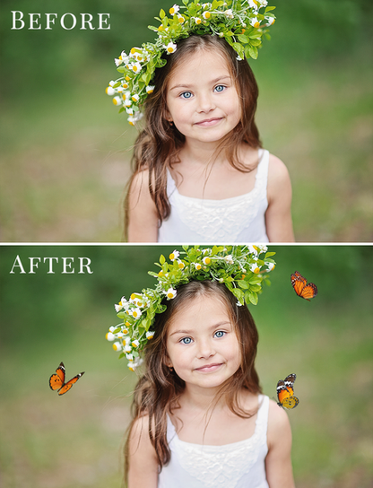 Spring Overlay Bundle: Bunnies, Magnolia, Butterflies, Lilacs, trees + more!