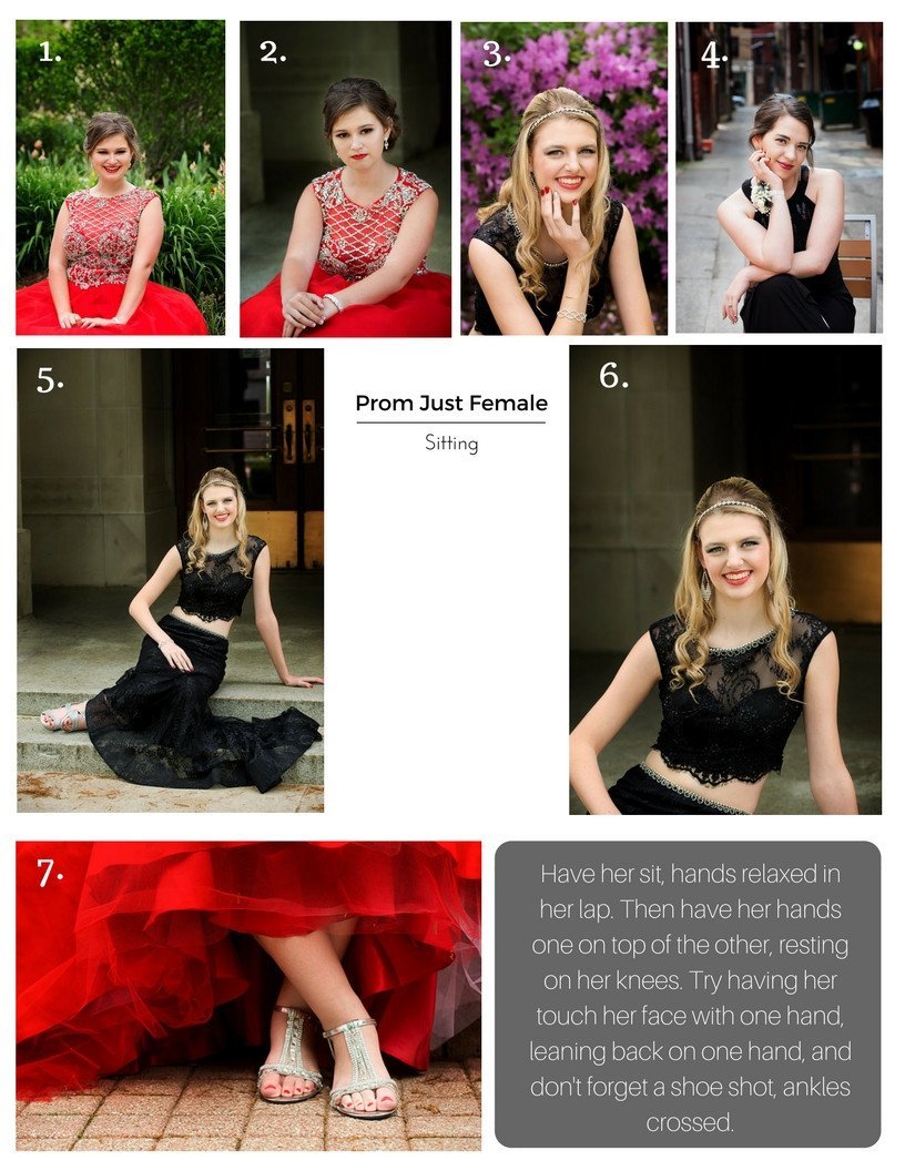 SENIOR POSING FORMULA CARDS