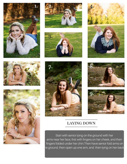 SENIOR POSING FORMULA CARDS