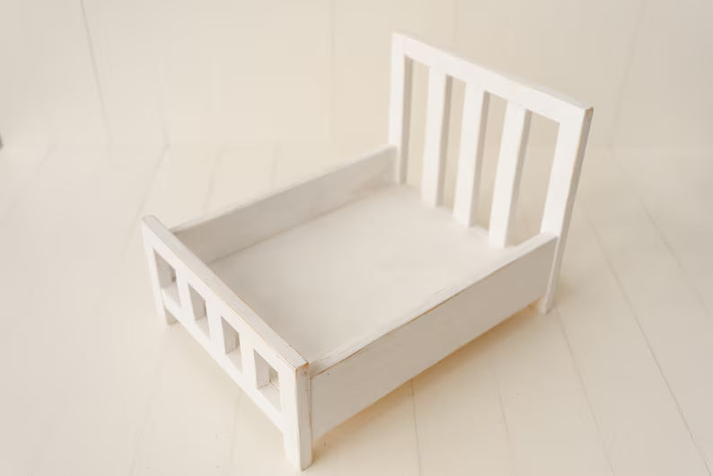 Newborn Wooden Bed Photo Prop