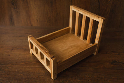Newborn Wooden Bed Photo Prop