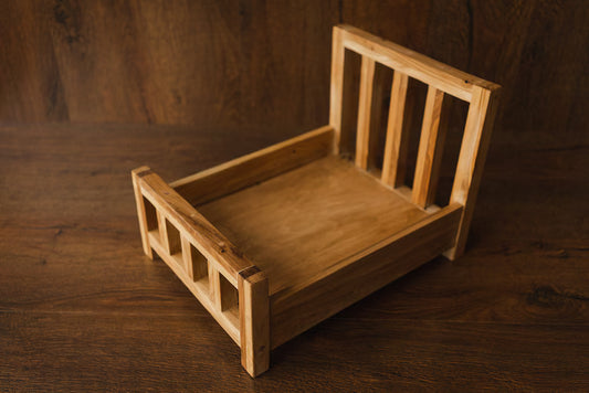 Newborn Wooden Bed Photo Prop