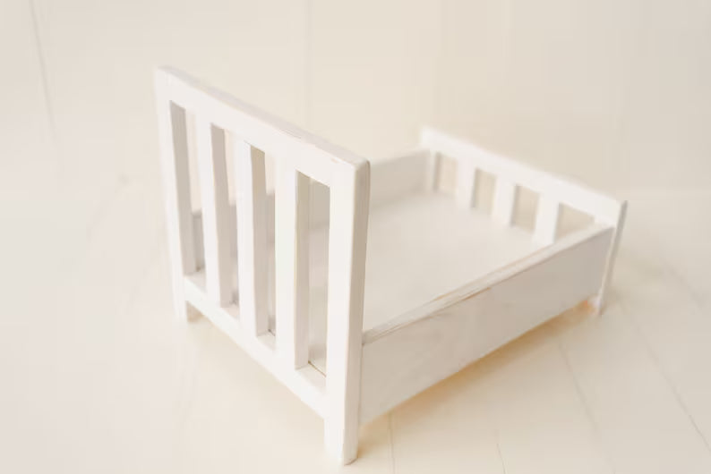 Newborn Wooden Bed Photo Prop