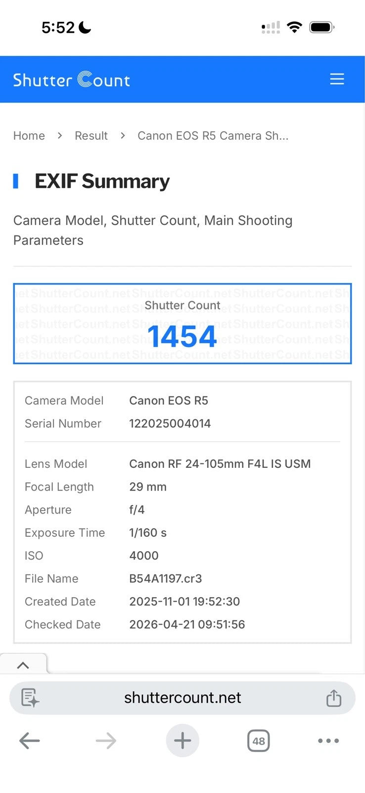 Mint Canon EOS R5